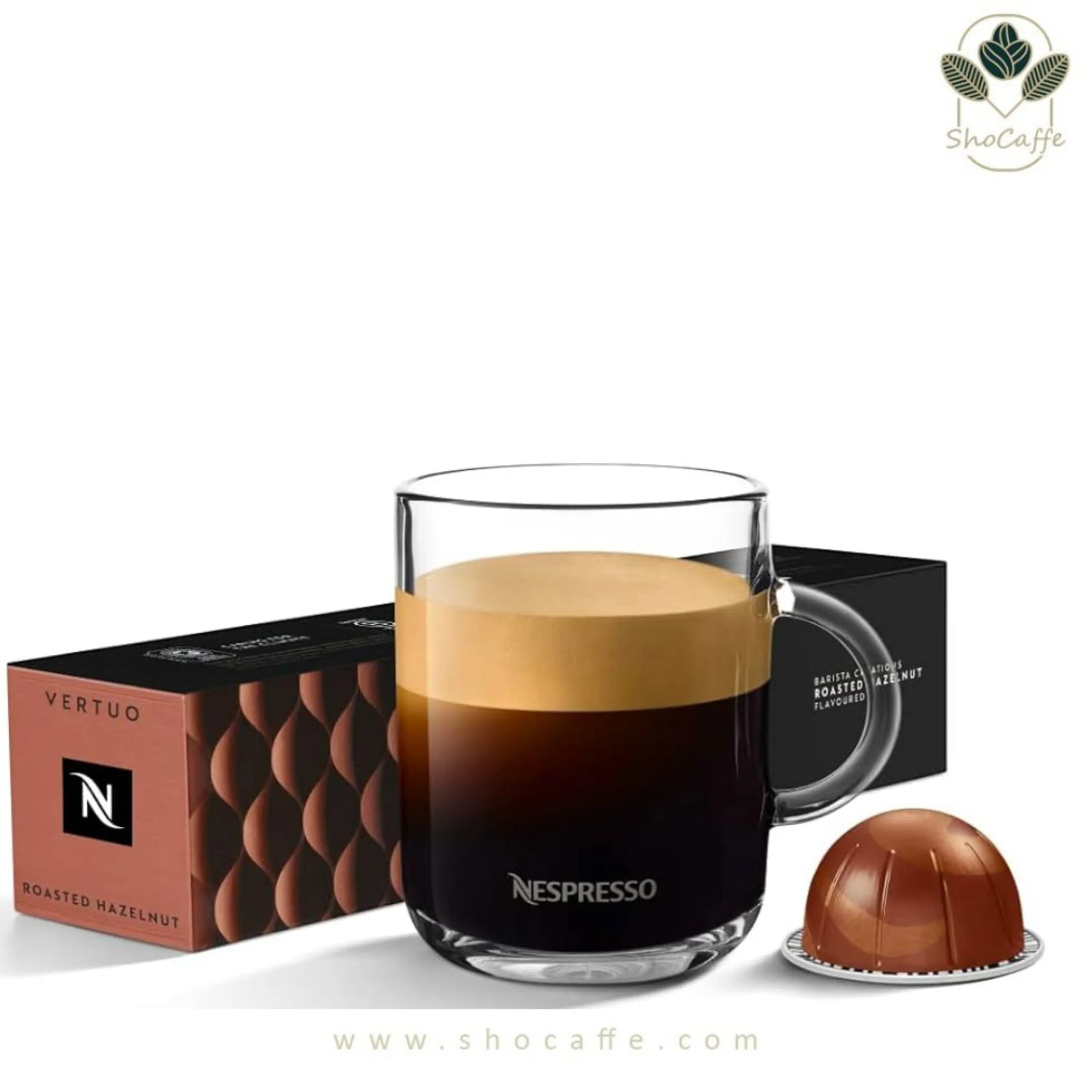 کپسول قهوه نسپرسو ورتو فندق Mug Roasted Hazelnut